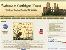 Tablet Screenshot of castlelyonsparish.com